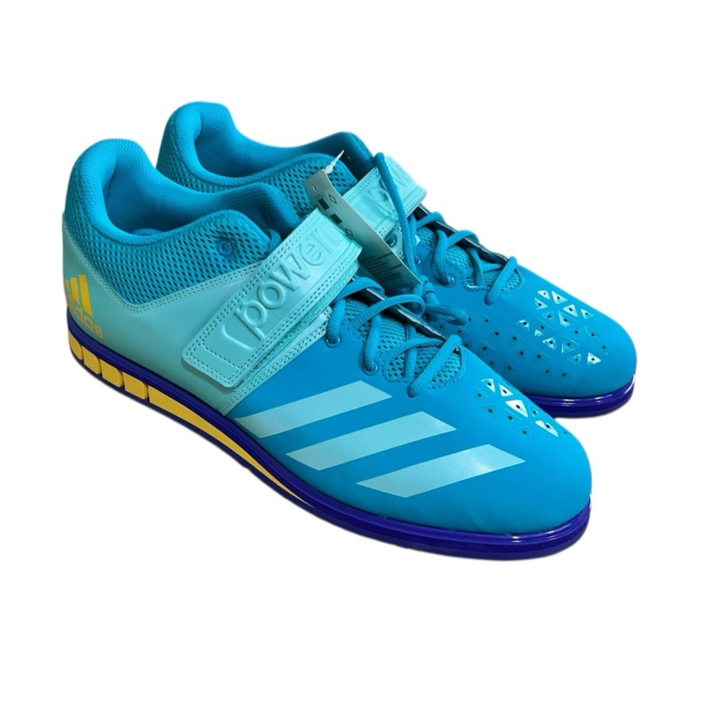 Adidas Powerlift 3.1 Weightlifting Shoes Men's 15 Energy Blue Training Sneakers - Picture 9 of 13